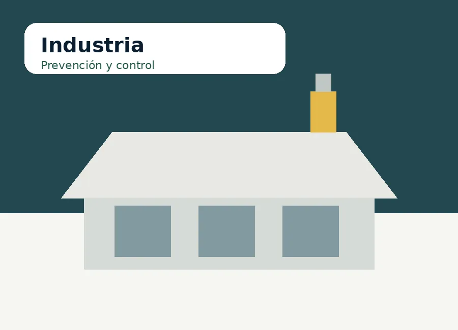 Ilustración de entorno industrial